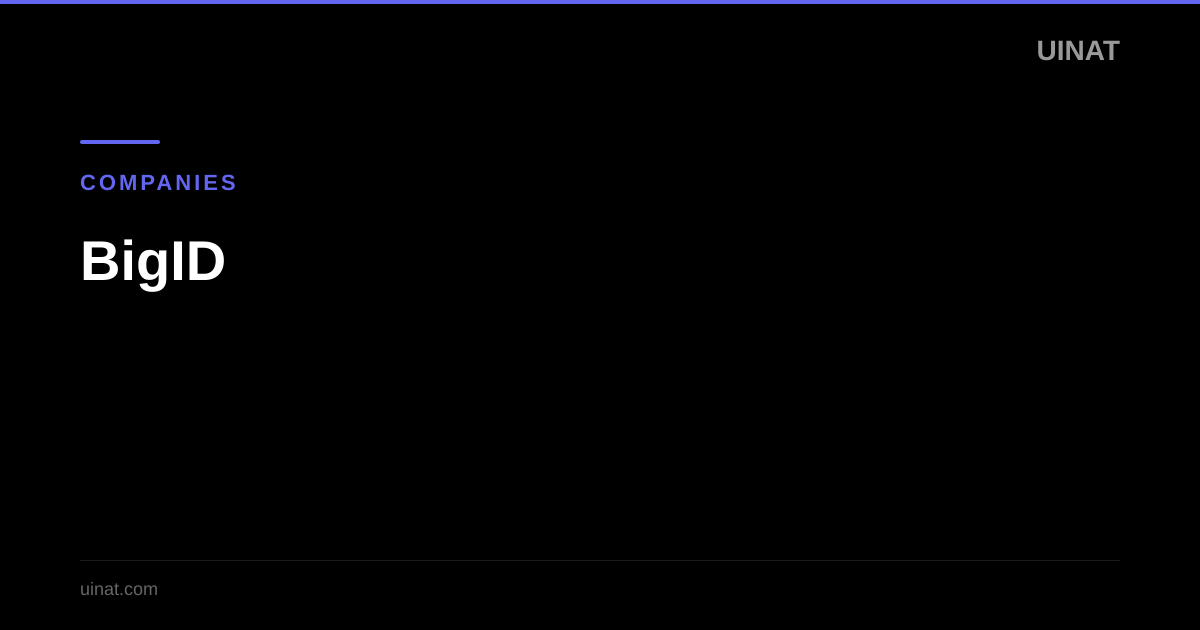 BigID