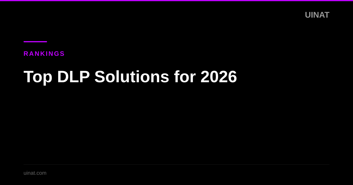 Top DLP Solutions for 2026